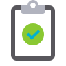 Task Completed or Clipboard Icon